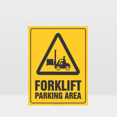 Custom Metal Sign,Forklift Parking Area Sign